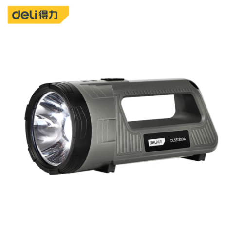 得力 大功率手提工作燈 LED強(qiáng)光手電筒遠(yuǎn)射探照燈 充電式家用防水應(yīng)急大燈 DL551300A