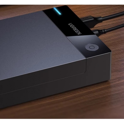 綠聯(lián)USB3.0移動硬盤盒2.5 3.5英寸Type-C SATA串口臺式筆記本固態(tài)機械SSD外置盒 Type-C3.0款【5Gbps】